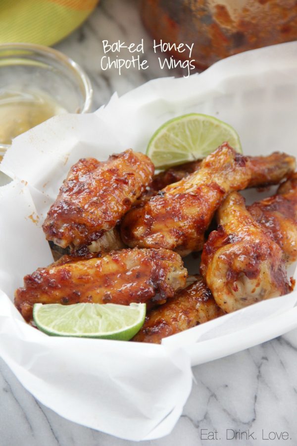 Baked Honey Chipotle Wings