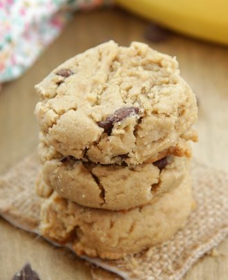 Peanut Butter Banana Chip Cookies