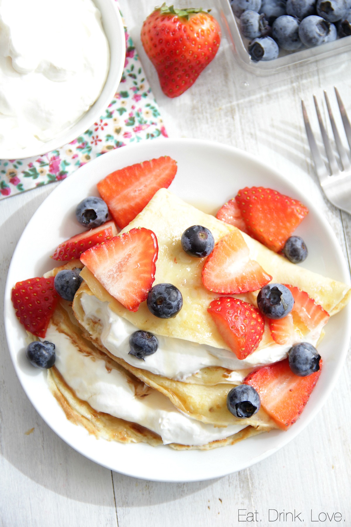 Crêpes with Mascarpone Cream Eat. Drink. Love.