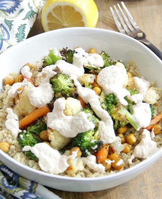Roasted Vegetable Quinoa Bowls