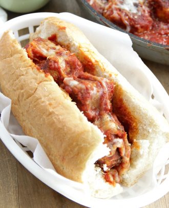 Chicken Meatball Subs