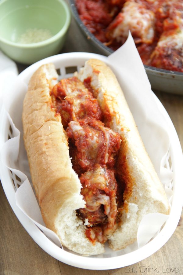Chicken Meatball Subs