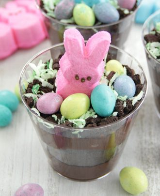 Easter Bunny Dirt Cups