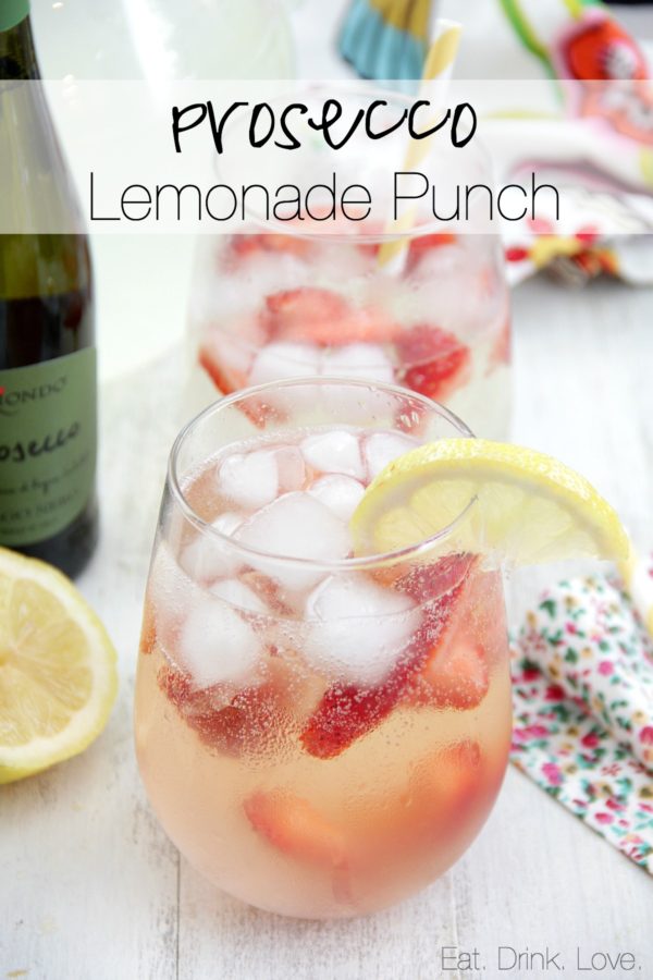 Prosecco Lemonade Punch