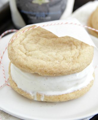 Vanilla Bean Ice Cream Sandwiches