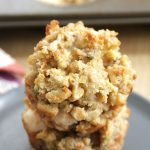 Pear Walnut Stuffing Muffins