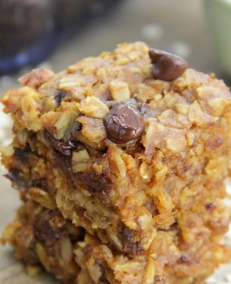 Pumpkin Oat Bars