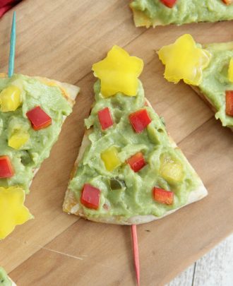 Christmas Tree Quesadillas