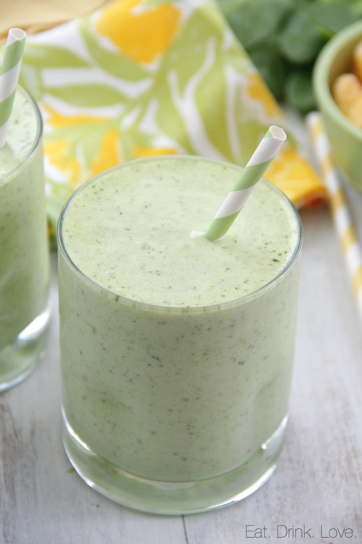 Green Breakfast Smoothie Eat. Drink. Love.