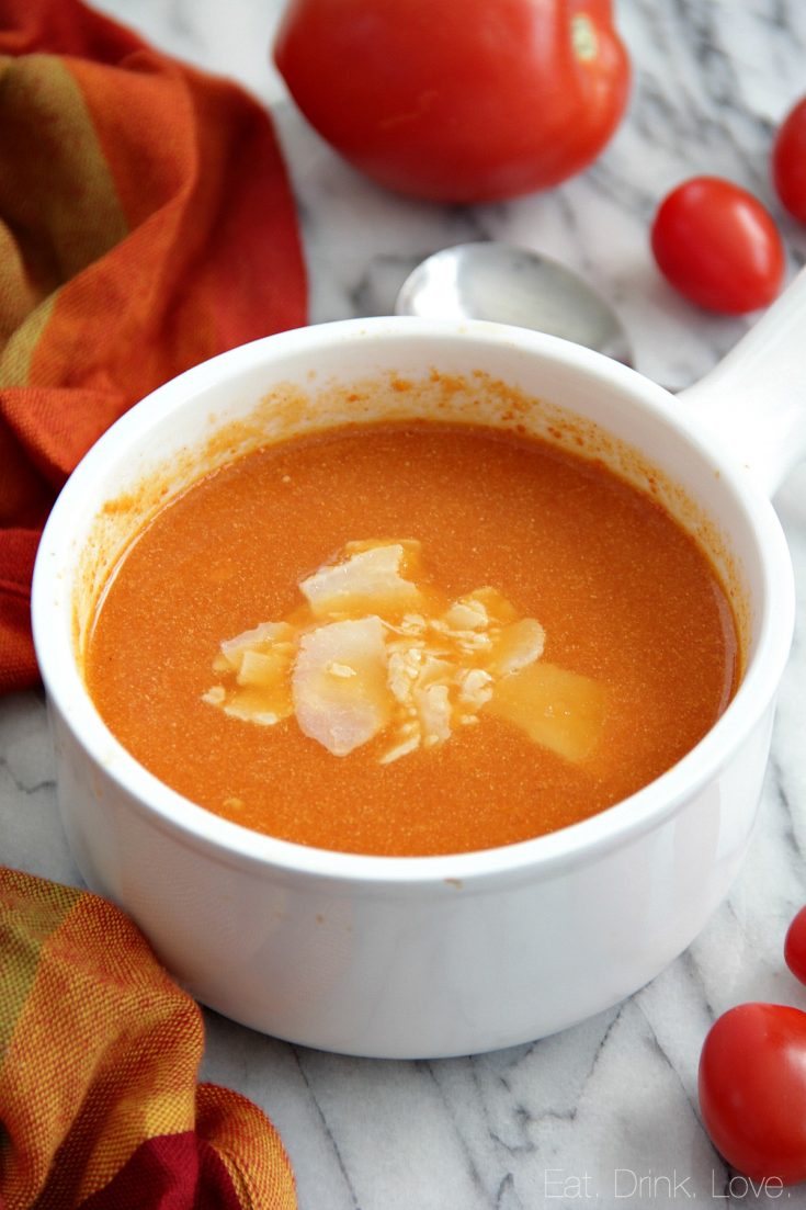 Roasted Tomato Soup, fresh, homemade