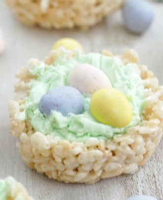 Rice Krispie Easter Nests