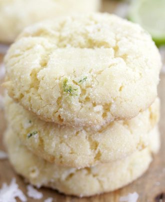 Coconut Lime Sugar Cookies