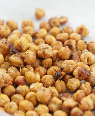 Crunchy Baked Ranch Chickpeas
