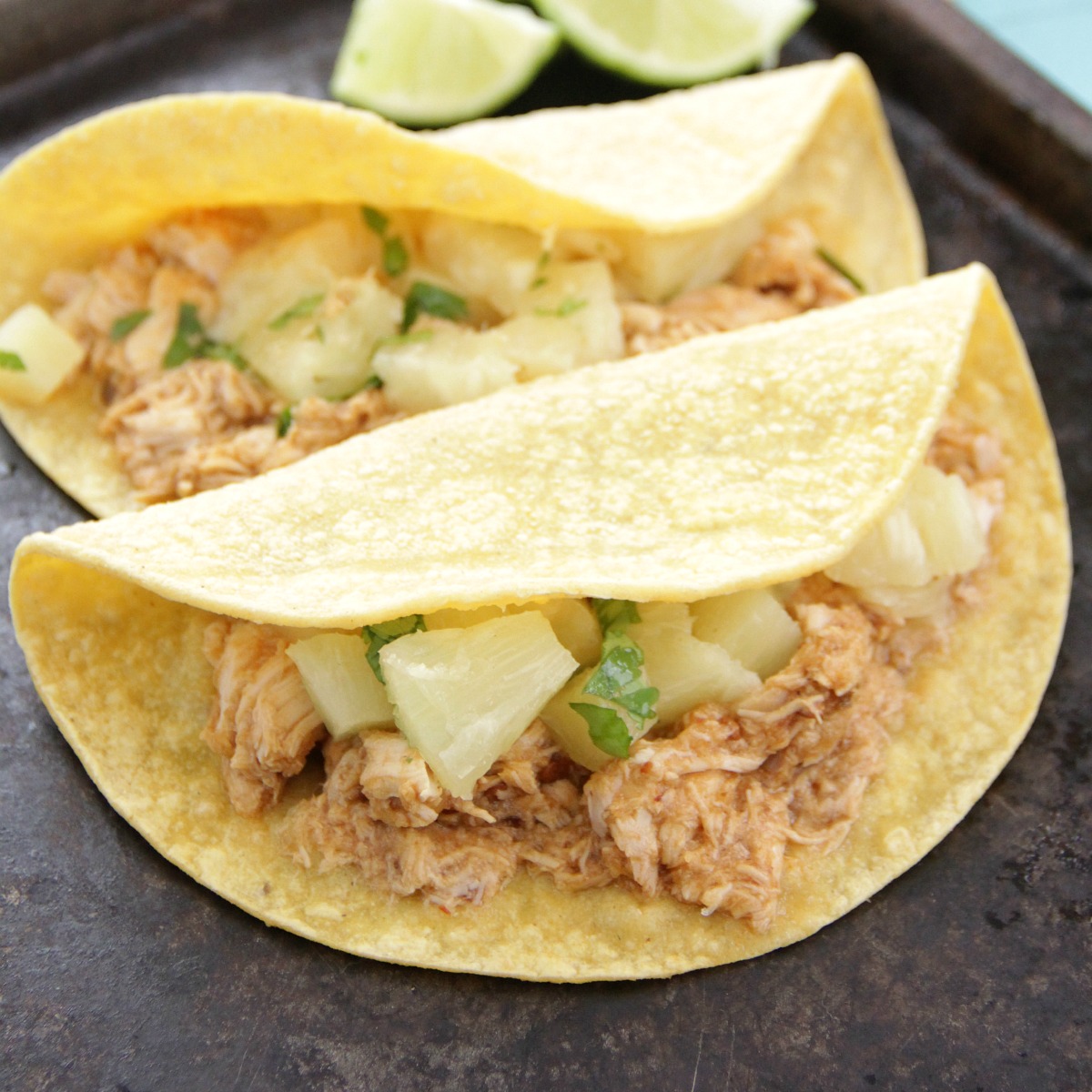 Slow Cooker Pineapple Chipotle Chicken Tacos Eat. Drink. Love.
