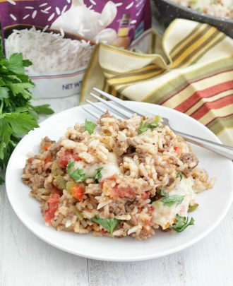 Italian Beef and Rice Skillet