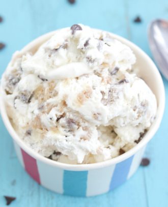 No-Churn Cookie Dough Ice Cream