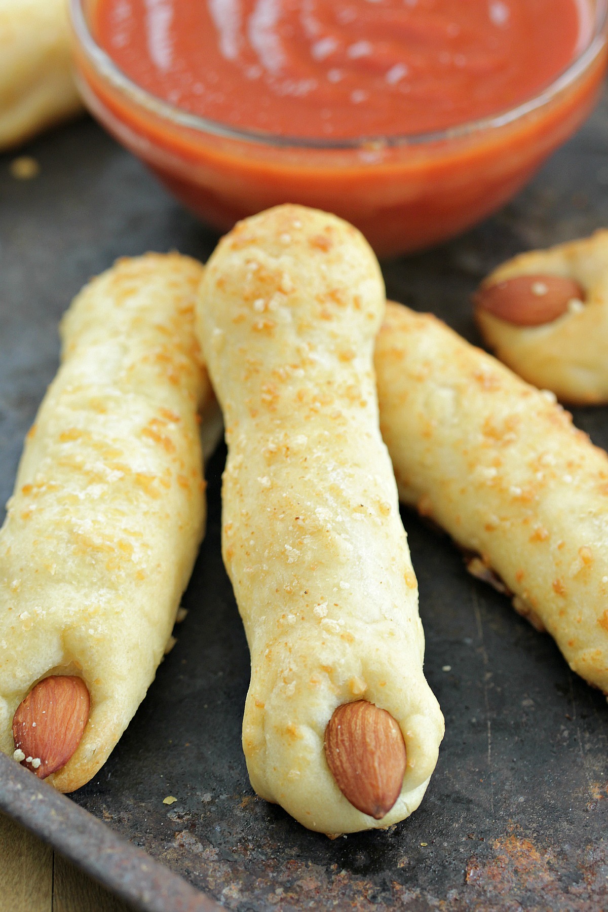 Breadstick Witch Fingers