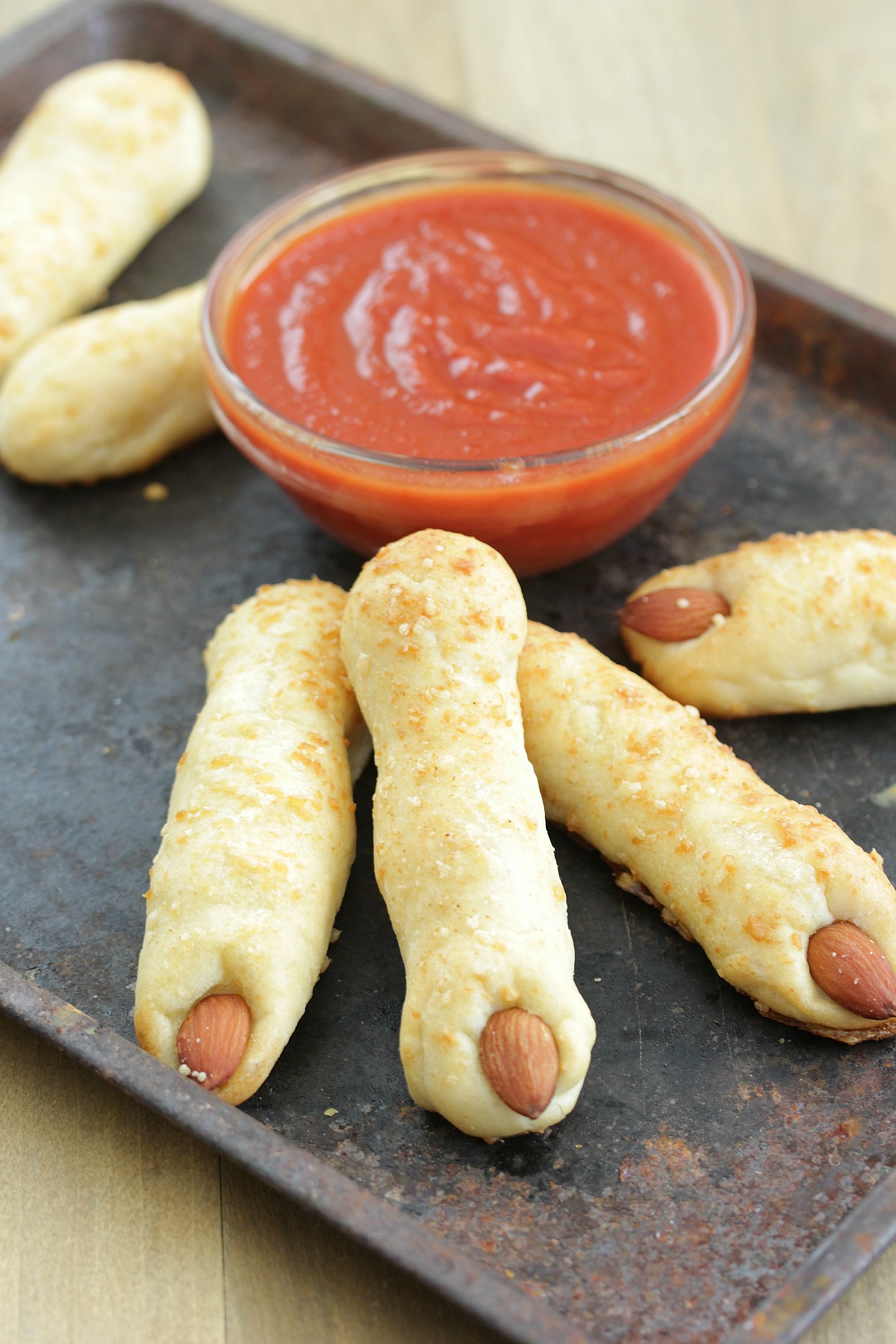 Breadstick Witch Fingers
