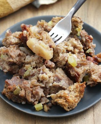 Whole Wheat Apple Walnut Stuffing