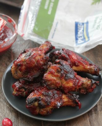 Cranberry Chipotle Chicken Wings