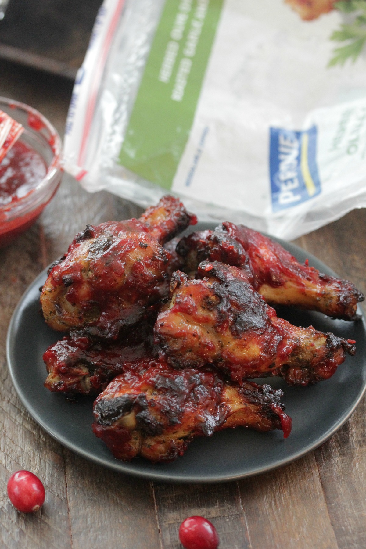 Cranberry Chipotle Chicken Wings