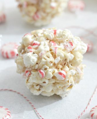 Peppermint Popcorn Balls