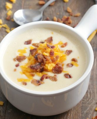 Instant Pot Loaded Cauliflower Soup