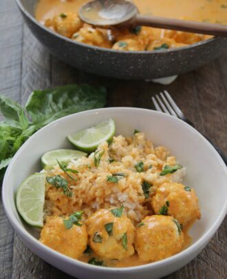Thai Curry Chicken Meatballs