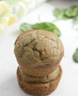 Spinach Banana Muffins