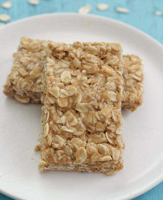 No-Bake Peanut Butter Granola Bars