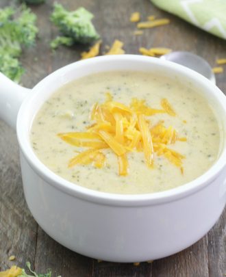 Instant Pot Broccoli Cheddar Soup