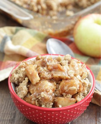 Caramel Apple Crisp