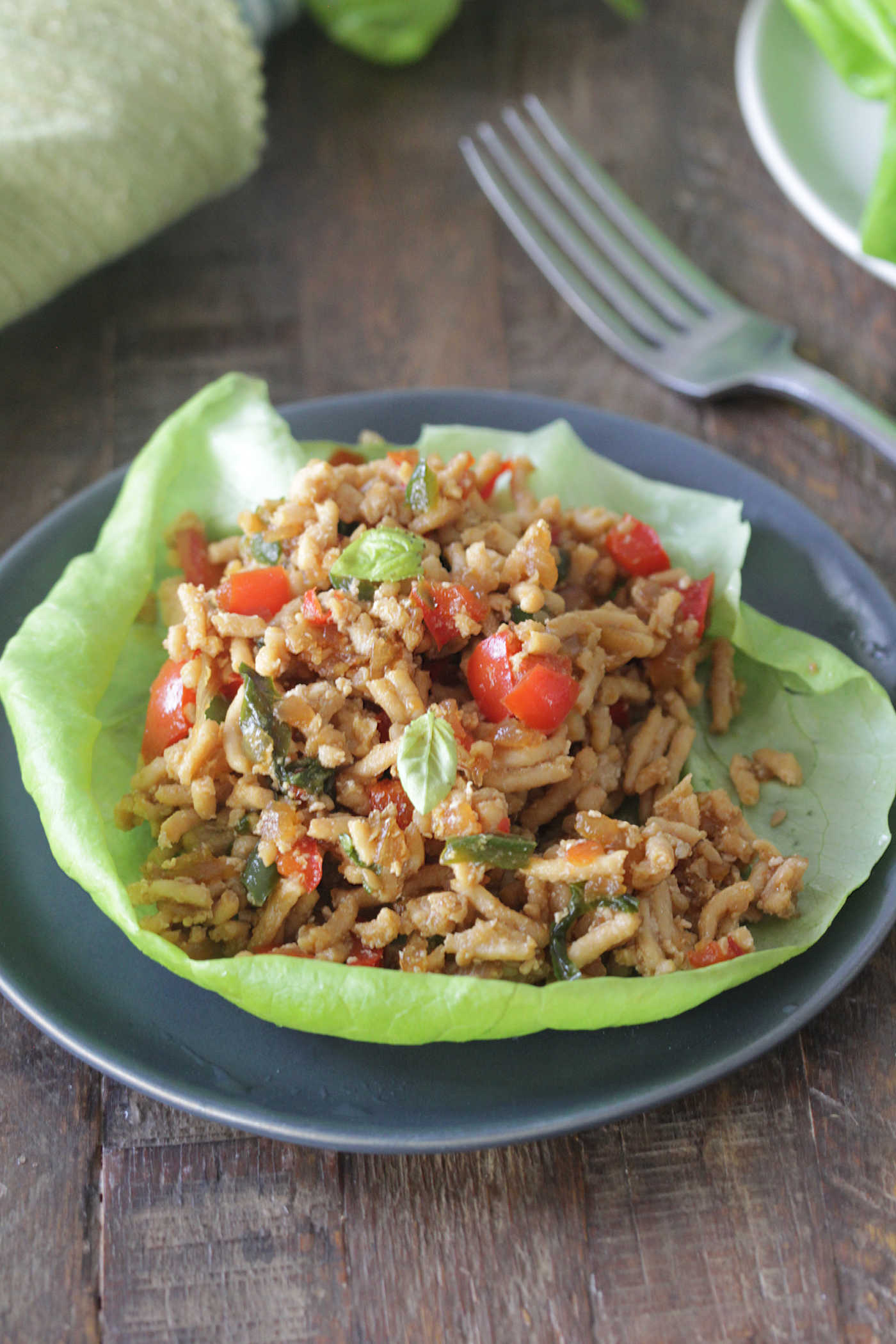 Thai Basil Chicken Lettuce Wraps Eat. Drink. Love.