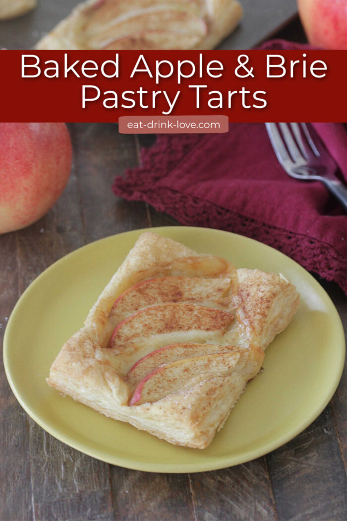 Baked Apple & Brie Pastry Tarts
