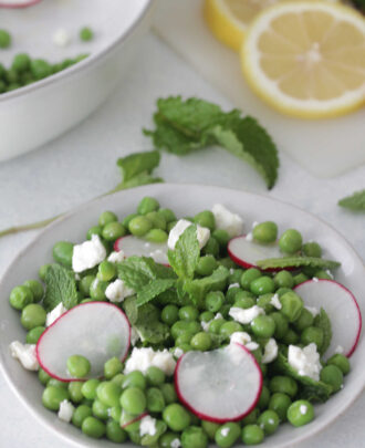 Spring Pea, Mint, & Feta Salad