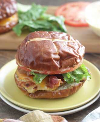 Chicken Pretzel Cheddar Club (Chick-Fil-A Copycat)