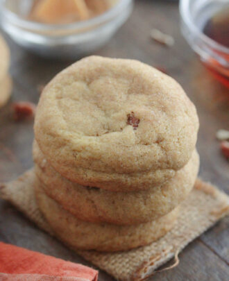 Brown Butter Maple Pecan Pumpkin Cookies