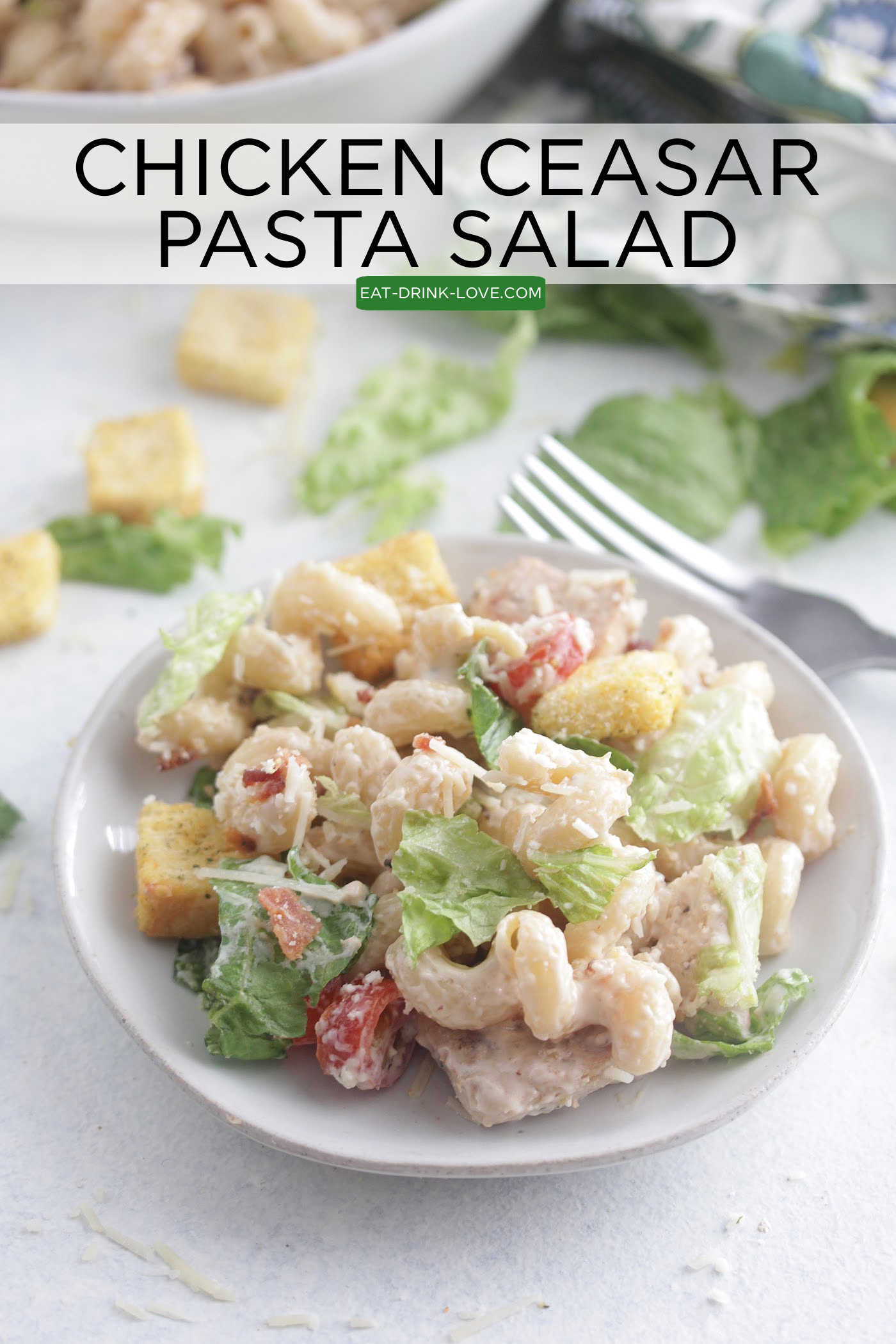 Chicken Caesar Pasta Salad