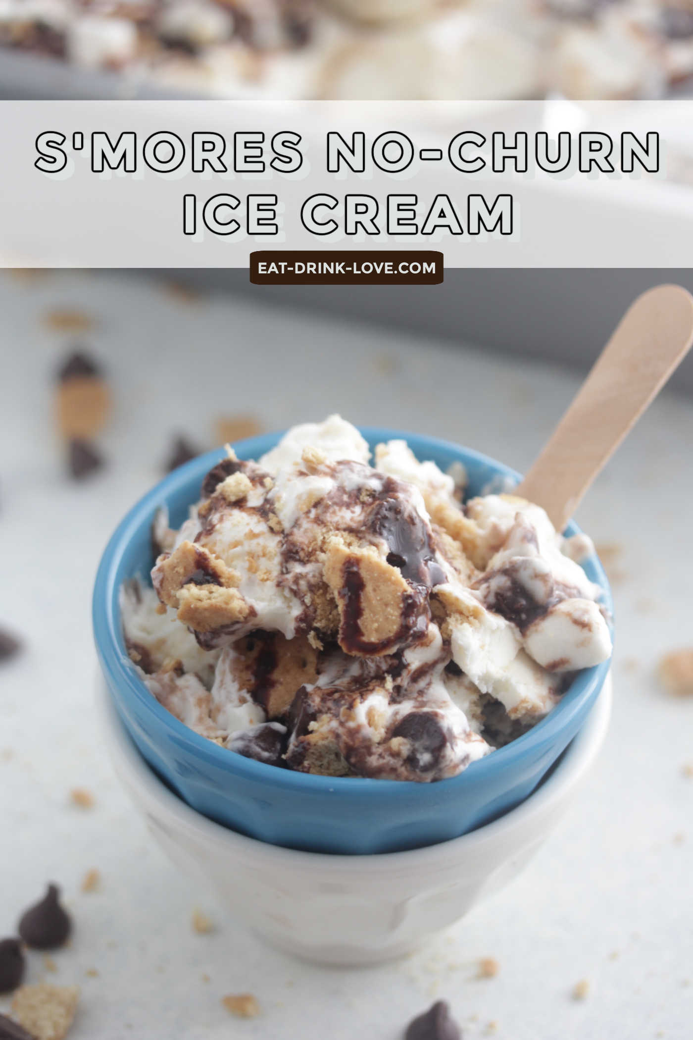 S'mores No-Churn Ice Cream